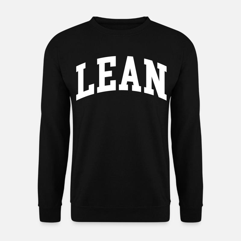 Lean - Unisex Pullover - Schwarz