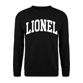 Lionel - Sweat-shirt Unisexe - noir - Devant - Alina (178cm) & Michal (187cm)