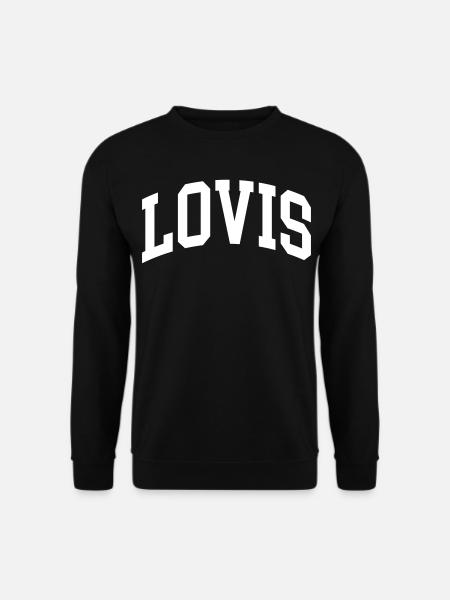 Lovis - Unisex Pullover - Schwarz