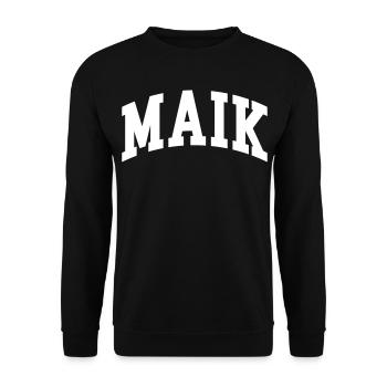 Scott - Unisex Sweatshirt - black - Front - Alina (178cm) & Michal (187cm)