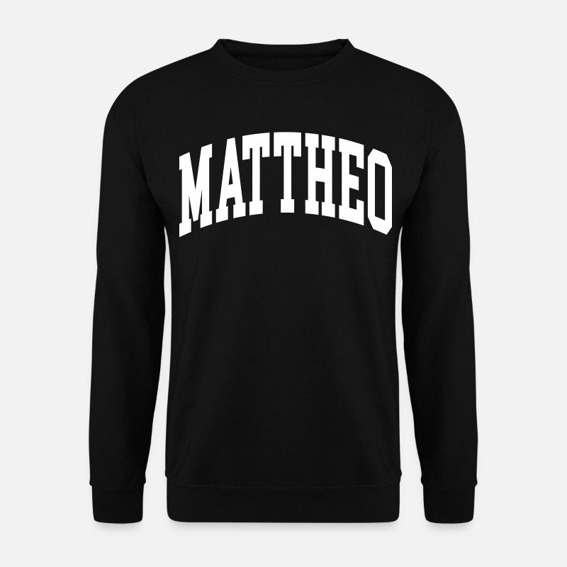 Mattheo - Unisex Pullover - Schwarz