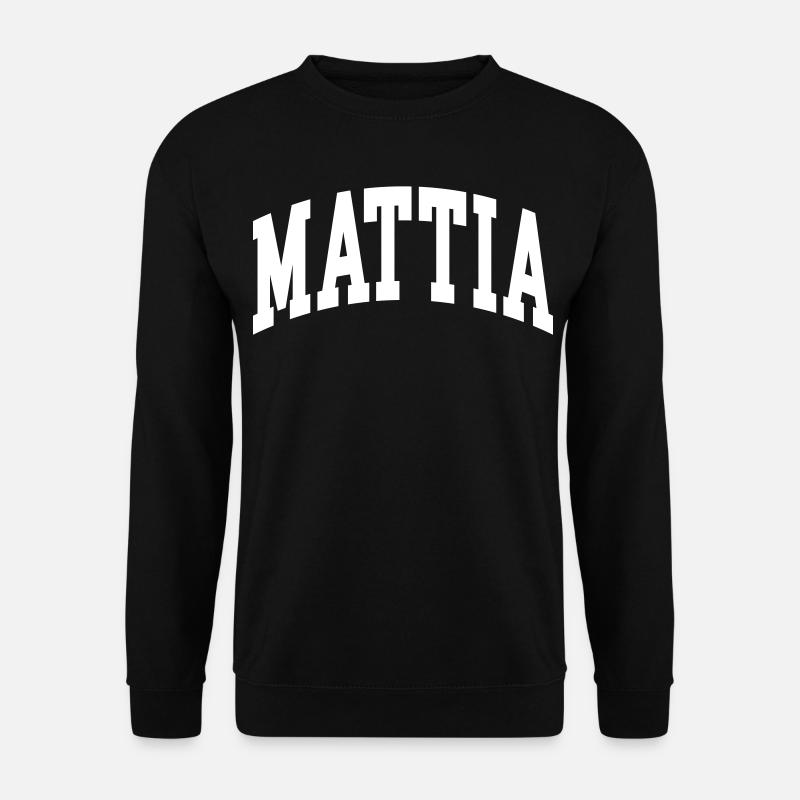 Mattia - Unisex Sweatshirt - black