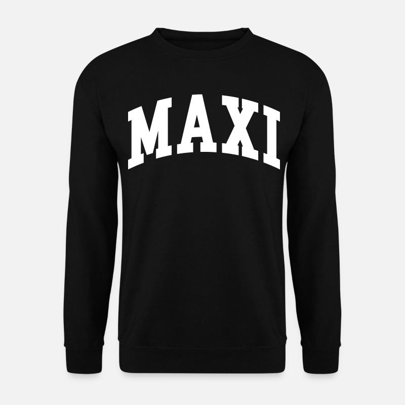 Maxi - Unisex Pullover - Schwarz