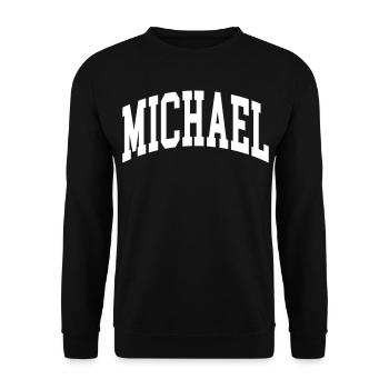 Michael - Unisex Sweatshirt - black - Front - Alina (178cm) & Michal (187cm)