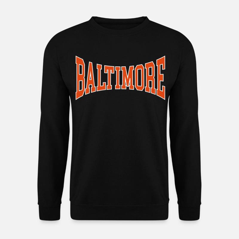 Baltimore - Sweat-shirt Unisexe - noir
