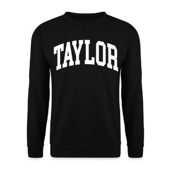 Taylor - Unisex Pullover - Schwarz - Vorne - Alina (178cm) & Michal (187cm)