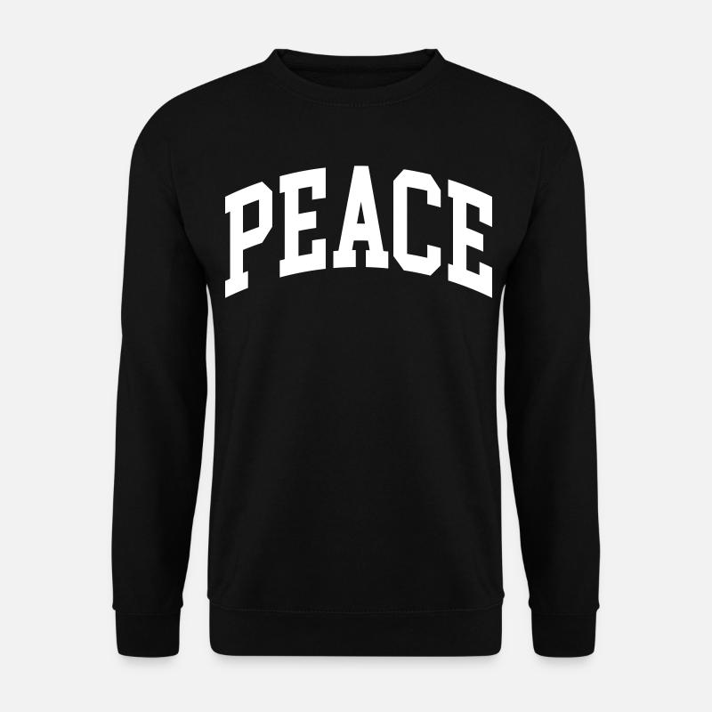 Peace - Unisex Pullover - Schwarz