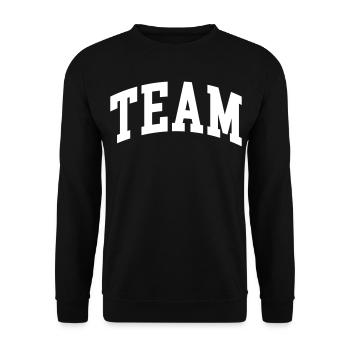 Équipe - Sweat-shirt Unisexe - noir - Devant - Alina (178cm) & Michal (187cm)