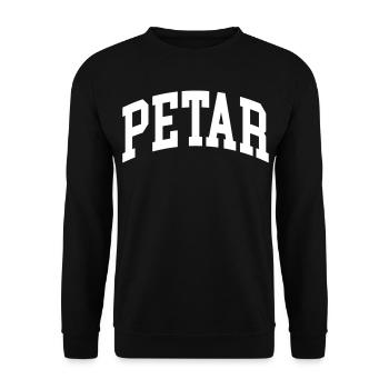 Petar - Sweat-shirt Unisexe - noir - Devant - Alina (178cm) & Michal (187cm)