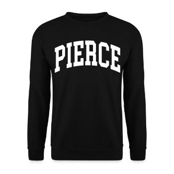 Pierce - Unisex Sweatshirt - black - Front - Alina (178cm) & Michal (187cm)