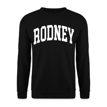 Rodney - Sweat-shirt Unisexe - noir - Devant - Alina (178cm) & Michal (187cm)
