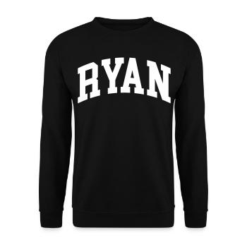 Ryan - Unisex Pullover - Schwarz - Vorne - Alina (178cm) & Michal (187cm)