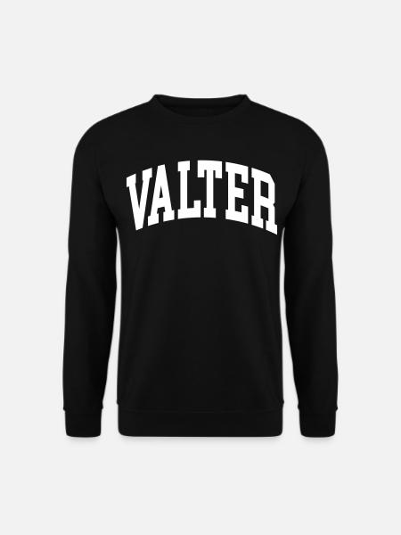 Valter - Unisex Pullover - Schwarz