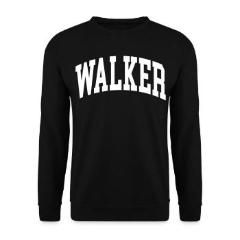 Walker - Unisex Pullover - Schwarz - Vorne - Alina (178cm) & Michal (187cm)