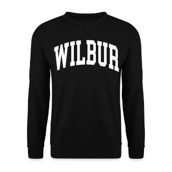 Wilbur - Sweat-shirt Unisexe - noir - Devant - Alina (178cm) & Michal (187cm)