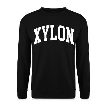 Xylon - Sweat-shirt Unisexe - noir - Devant - Alina (178cm) & Michal (187cm)