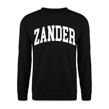 Sandre - Sweat-shirt Unisexe - noir - Devant - Alina (178cm) & Michal (187cm)