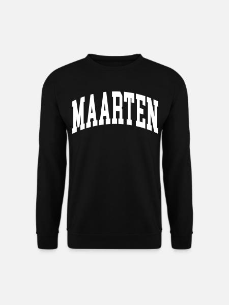 Maarten - Sweat-shirt Unisexe - noir
