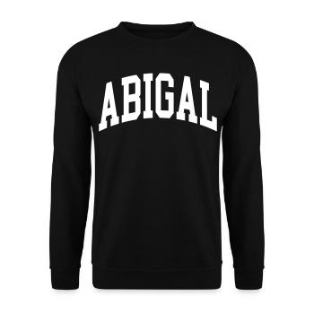 Abigal - Sweat-shirt Unisexe - noir - Devant - Alina (178cm) & Michal (187cm)