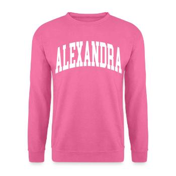 Alexandra - Unisex Pullover - Pink - Vorne