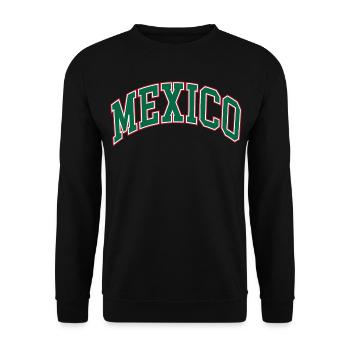 Mexico - Unisex Sweatshirt - black - Front - Alina (178cm) & Michal (187cm)