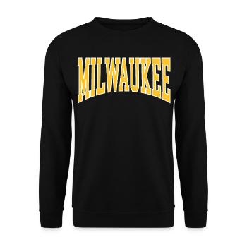 Milwaukee - Sweat-shirt Unisexe - noir - Devant - Alina (178cm) & Michal (187cm)