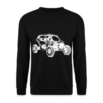 ATV Side by Side Offroad - Sweat-shirt Unisexe - noir - Devant - Alina (178cm) & Michal (187cm)