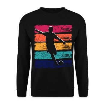 Football - Sweat-shirt Unisexe - noir - Devant - Alina (178cm) & Michal (187cm)