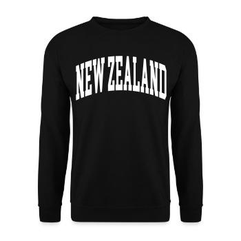 Nouvelle-Zélande - Sweat-shirt Unisexe - noir - Devant - Alina (178cm) & Michal (187cm)