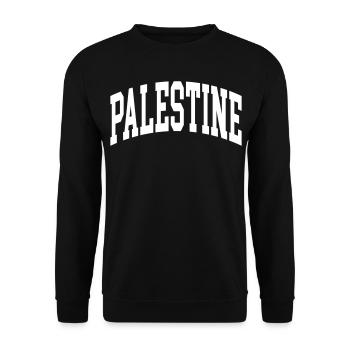 Palestine - Sweat-shirt Unisexe - noir - Devant - Alina (178cm) & Michal (187cm)