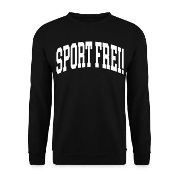 Sport Frei - Unisex Pullover - Schwarz - Vorne - Alina (178cm) & Michal (187cm)