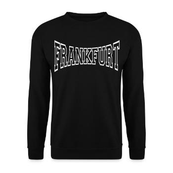Francfort - Sweat-shirt Unisexe - noir - Devant - Alina (178cm) & Michal (187cm)