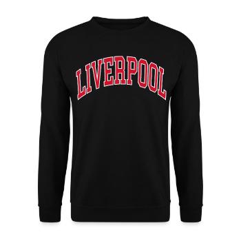 Liverpool - Sweat-shirt Unisexe - noir - Devant - Alina (178cm) & Michal (187cm)