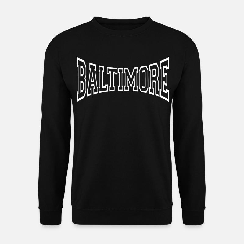 Baltimore - Sweat-shirt Unisexe - noir