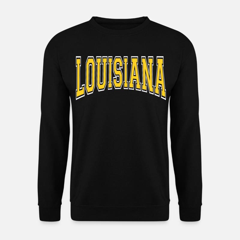 Louisiana - Unisex Pullover - Schwarz