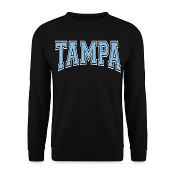 Tampa - Unisex Pullover - Schwarz - Vorne - Alina (178cm) & Michal (187cm)
