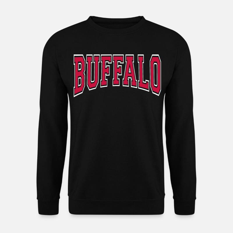 Buffalo - Unisex Pullover - Schwarz