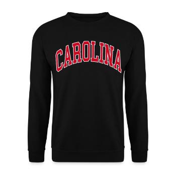 Carolina - Unisex Sweatshirt - black - Front - Alina (178cm) & Michal (187cm)