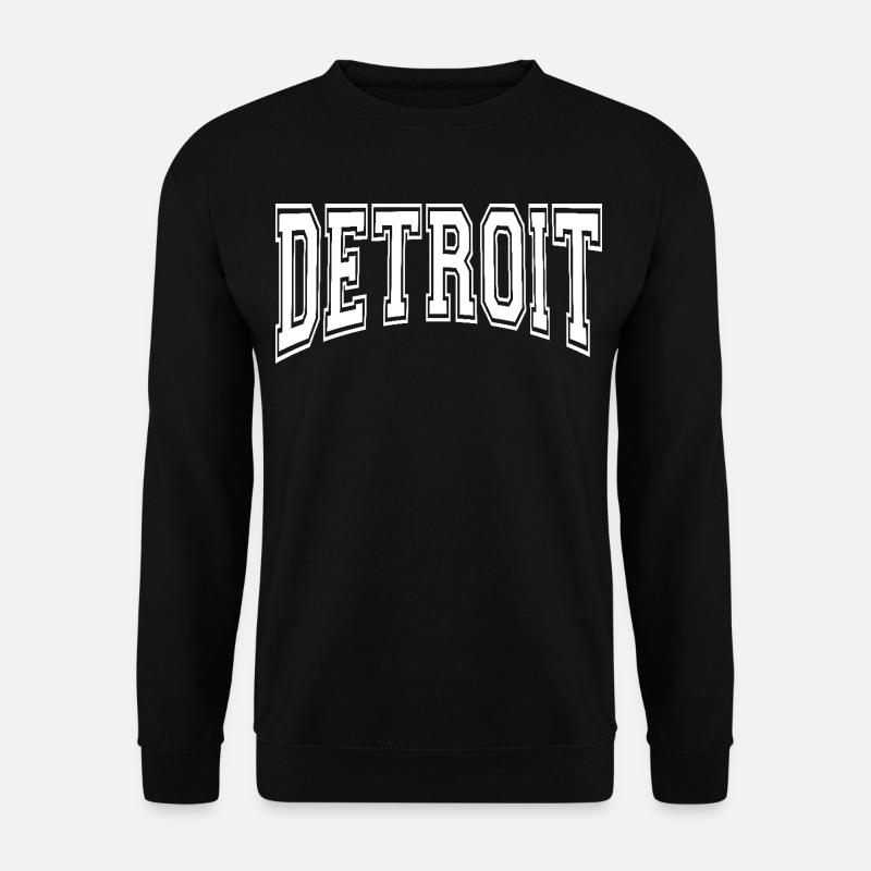 Detroit - Unisex Pullover - Schwarz