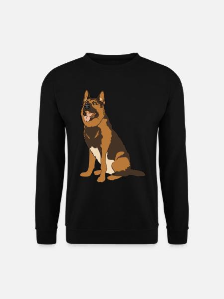 German shepherd dog - Unisex Sweatshirt - black
