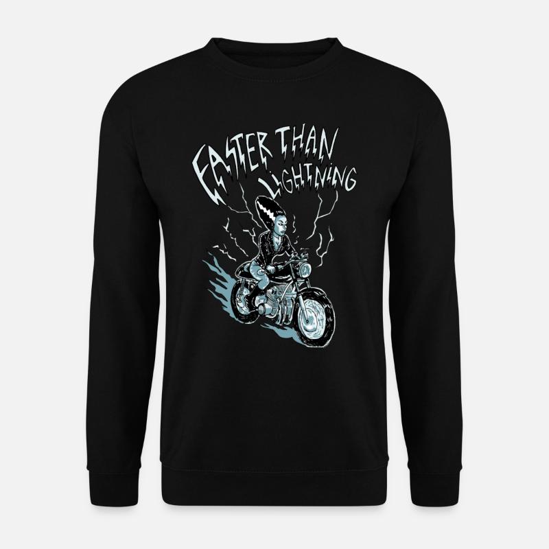 faster than lightning - Unisex Pullover - Schwarz