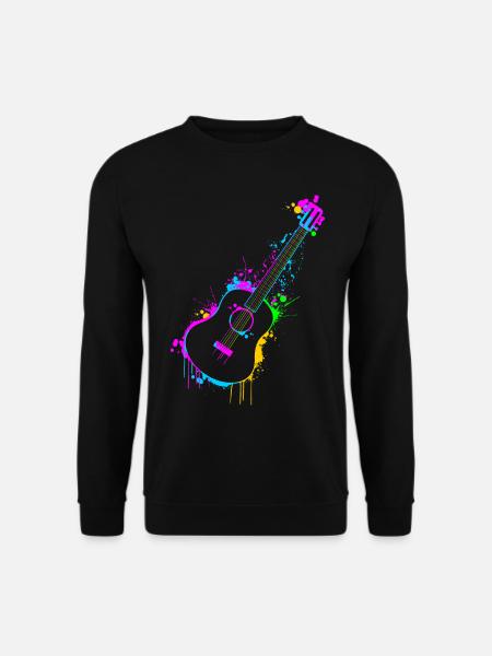 Guitar - Unisex Sweatshirt - black