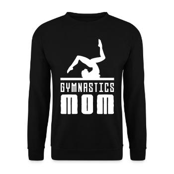 Gymnastics Mama Gymnast Gymnast Gymnastin - Unisex Sweatshirt - black - Front - Alina (178cm) & Michal (187cm)