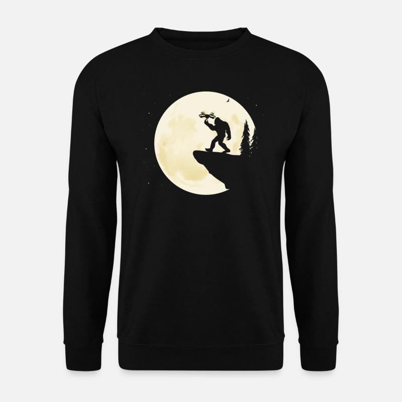 Drohne Drohnenpilot Yeti Bigfoot - Unisex Pullover - Schwarz