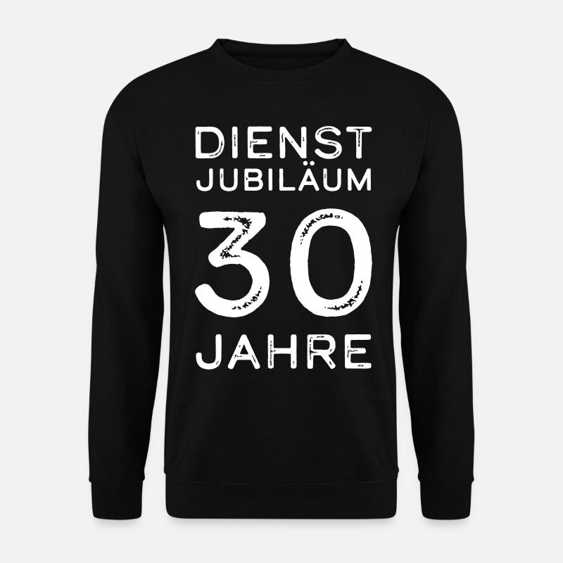 Dienstjubiläum 30 Jahre Firmenjubiläum Geschenk - Unisex Pullover - Schwarz