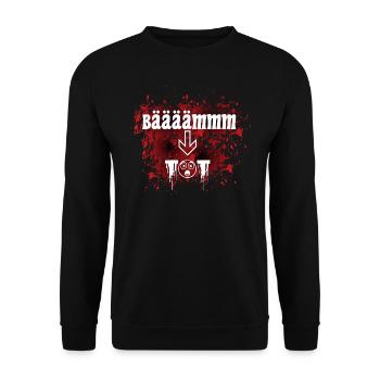 Bääämmm tot - Unisex Pullover - Schwarz - Vorne - Alina (178cm) & Michal (187cm)