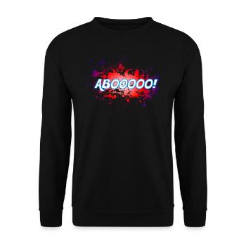 ABOOOO! - Unisex Pullover - Schwarz - Vorne - Alina (178cm) & Michal (187cm)