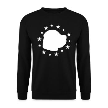 Boerboel - Unisex Pullover - Schwarz - Vorne - Alina (178cm) & Michal (187cm)