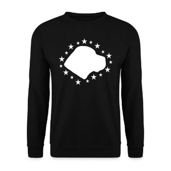 Cane Corso - Unisex Pullover - Schwarz - Vorne - Alina (178cm) & Michal (187cm)