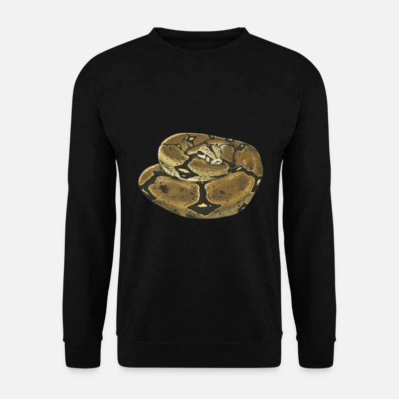 Schlange - Boa-Constrictor - Terrarium - Geschenk - Unisex Pullover - Schwarz